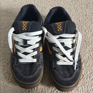 Vans Black and Orange Sneakers